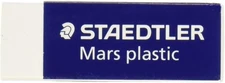 Mars Latex-Free Plastic Eraser, White, Low Crumbling