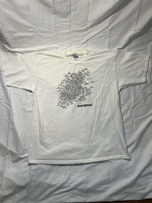 Vintage 2000s Y2K Mackinac Michigan Sailing Waterskiing Funny Humor T Shirt XL