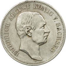 #494572 M&uuml;nze, Deutsch Staaten, SAXONY-ALBERTINE, Friedrich August III, 2 Mark