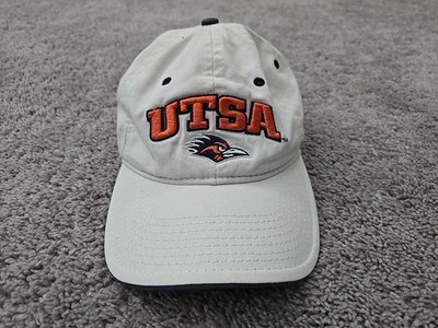 UTSA Roadrunners Hat Cap Mens OSFM NCAA The Game Off-White Adjustable