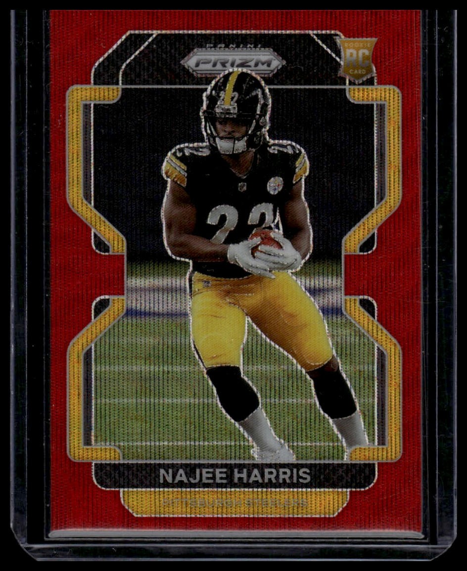 2021 Panini Prizm #343 Najee Harris Red Wave /149