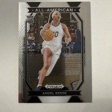 2024 Panini Prizm Draft Picks Angel Reese RC #6 All-American Green PRIZM Sky
