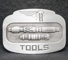WL05173 *NOS* VINTAGE 1970s **HALLIBURTON TOOLS** OILFIELD SERVICES BELT BUCKLE