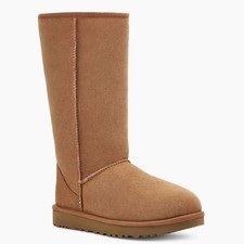 NEW UGG Kid Youth 5 Classic Tall II Water Resistant Chestnut Sheepskin