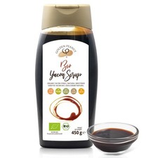 Bio Yacon Sirup 450 g nat&uuml;rliche S&uuml;&szlig;e ohne Zus&auml;tze vegan Syrup mit Karamellnote
