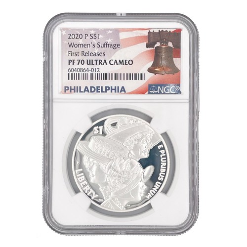 NGC PF70 2020 Women's Suffrage Centennial Silver Dollar Coin $1 - Ultra Cameo