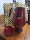 Decorative Metal Tea Kettle Painted Vintage — photo 4