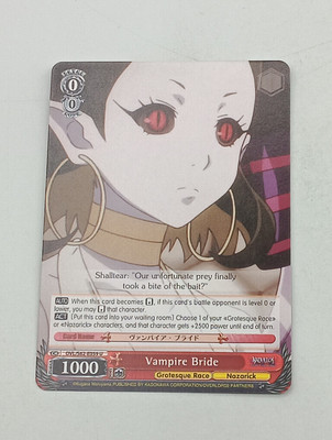 Weiß Schwarz Einzelkarte Vampire Bride bespielt