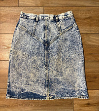 Vintage Girls Cherokee Denim Acid Wash Skirt