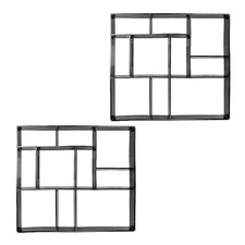 Pflasterform Pflastersteine Gießform Gehwegform Zementform Betonform 10 Kammern