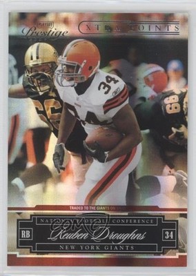 2007 Playoff Prestige Xtra Points Red 71/100 Reuben Droughns #38 n1u