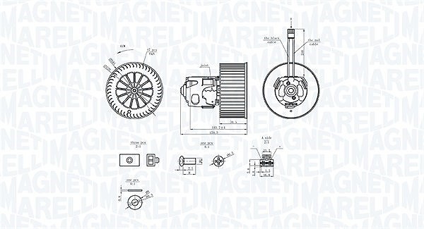 Magneti Marelli InnenraumgebläSe U.A. FüR Bmw, ROLLS-ROYCE-image