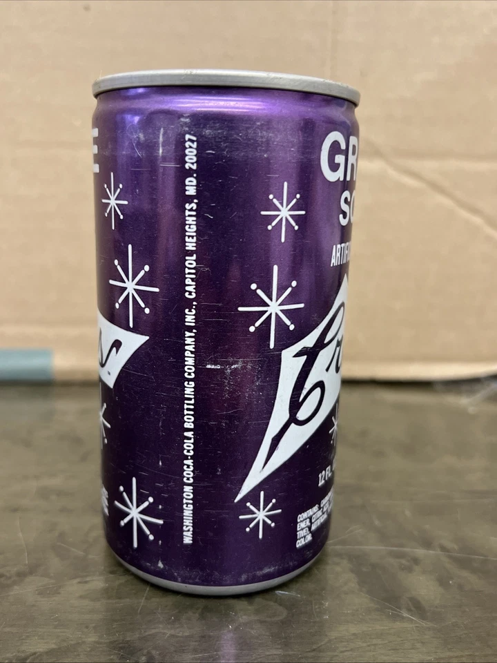 Lata de refresco de uva Coca Cola de colección 12 oz rara Foto 4 de 4