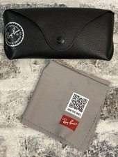 Ray Ban Universal Black Medium Soft Case for Sunglasses  Eyeglasses with Cloth