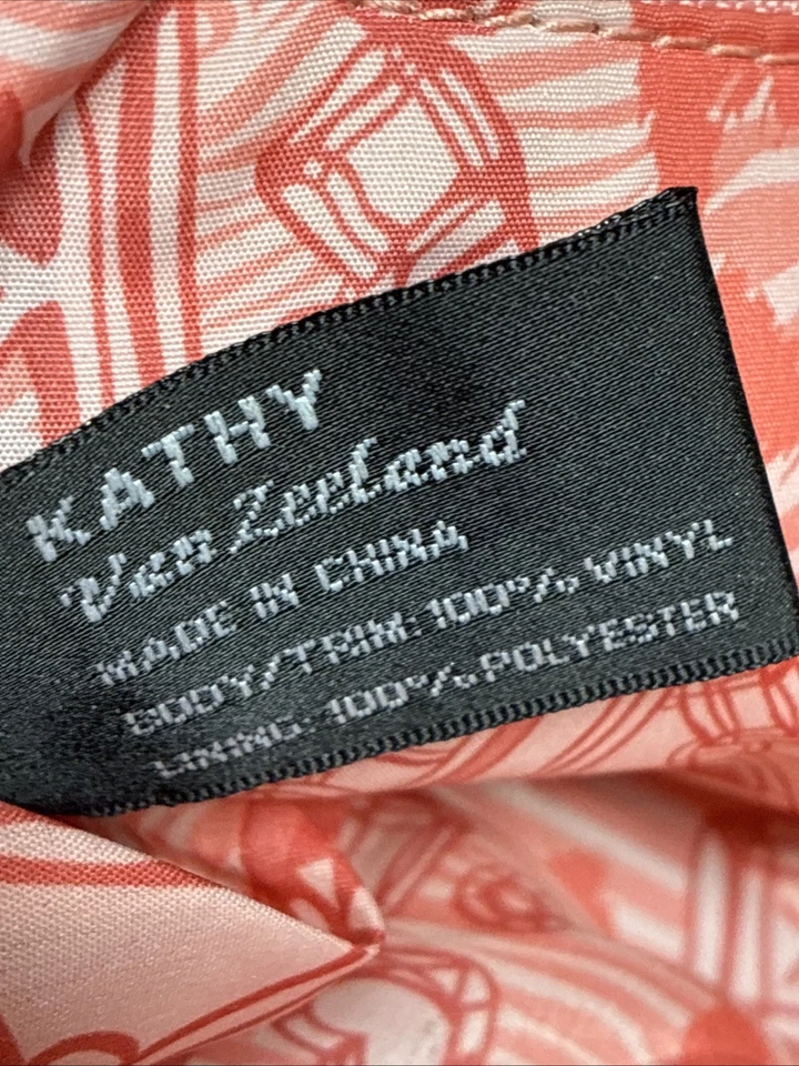 Kathy Van Zeeland 挎包 斜挎包 钱包 带钥匙扣 挂锁 黑色和白色 — 第 2/4 张图片