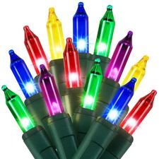 3 Pack Multicolor Christmas String Lights 100 Count Each Incandescent Mini Xmas