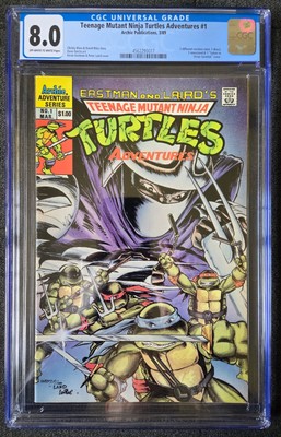 Teenage Mutant Ninja Turtles Adventures 1 Archie Comics CGC Graded 1989 3/89