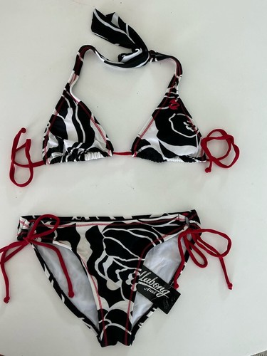 BNWT BILLABONG VINTAGE PADDED SLIDING TRI TOP & LOWRIDER BOTTOMS SET (Small/8) - Picture 3 of 7