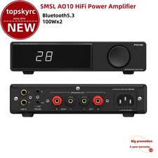 SMSL AO10 Desktop HiFi Power Amplifier TPA3116x2 Bluetooth5.3 100Wx2 Audio Amp