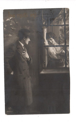 9051- Love & Romance * Couples Scene * La Multi Ani 1913