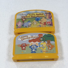 VTech V- Smile Cartridges Baby Learn and Discover Home Games Pooh 2006 Interact