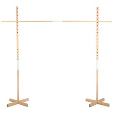 Limbo Game Outdoor Games with Wooden Limbo Pole, Base, and Carrying Bag