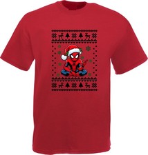 Image of Spider-Man Christmas T-Shirt, Superhero Funny & Festive Shirt, Xmas unisex Top