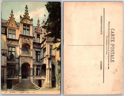 Hotel Goüin Tours France Postcard