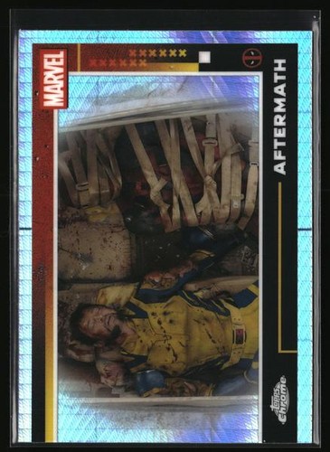 2025 Topps Chrome Marvel Deadpool #76 Aftermath Prism Refractor