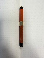 Vintage Parker Duofold Lucky Curve Orange Bla...