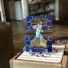 Brandon Miller 2023-24 Panini Select #80 Blue Concourse Rookie RC Hornets 