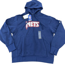 NWT Nike Brooklyn Nets 21-22 City Edition Logo Hoodie Sz Men's Medium Loose Fit