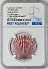 2019 Fiji $1 Castaway Seashell Silver Scallop Shell - NGC PF70UC FR ✪COINGIANTS✪