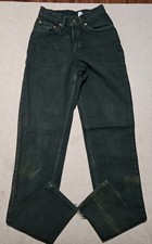 Vintage Levi's 512 Juniors Slim Fit Tapered Leg Jeans 3 Long Green USA Made 1994