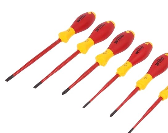 Screwdriver: Insulated-Set; Insulated; Phillips,Slot; 1 - WIHA.3201K6 | EU Stock-image
