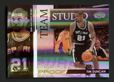Tim Duncan/Tony Parker 2009-10 Panini Studio Proof Team Studio /199