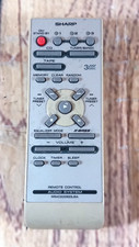 Original & Genuine Sharp RRMCG0062SJSA Remote for CD-E300 CD-E33 Audio System