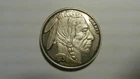 -Rare- 1987 Crown Mint Toned 999 Silver Tribute Round of the 1913 Buffalo Nickel