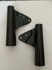 YAMAHA FS1E SS FS1M HEADLAMP BRACKETS 1 PAIR BLACK 72 -