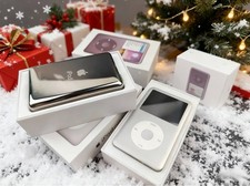     Modded  Apple iPod Classic 6th Generation 120GB 160GB Silver NEW BATTERY  