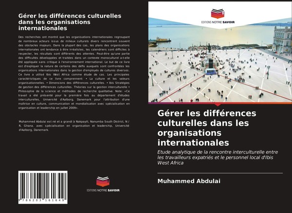 GéRer Les DifféRences Culturelles Dans Les Organisations Internationales Abdulai-image