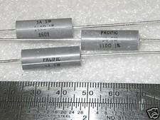 110 Ohm 1  5 Watt PACIFIC WIRE WOUND RESISTORS - 15 pcs