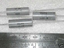 110 Ohm 1% @ 5 Watt PACIFIC WIRE WOUND RESISTORS - 15 pcs