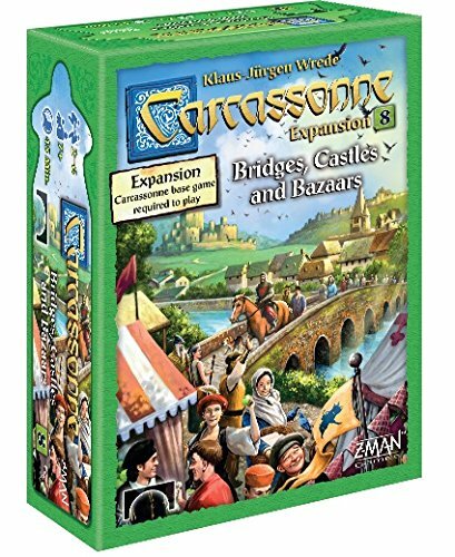 Carcassonne Bridges Castles & Bazaars Expansion #8 Board Z-Man Games ZMG 7818 - Picture 1 of 4