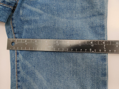 Boy's Old Navy Built-In Flex Straight Jeans, Size 18 Medium Wash - Picture 10 of 12