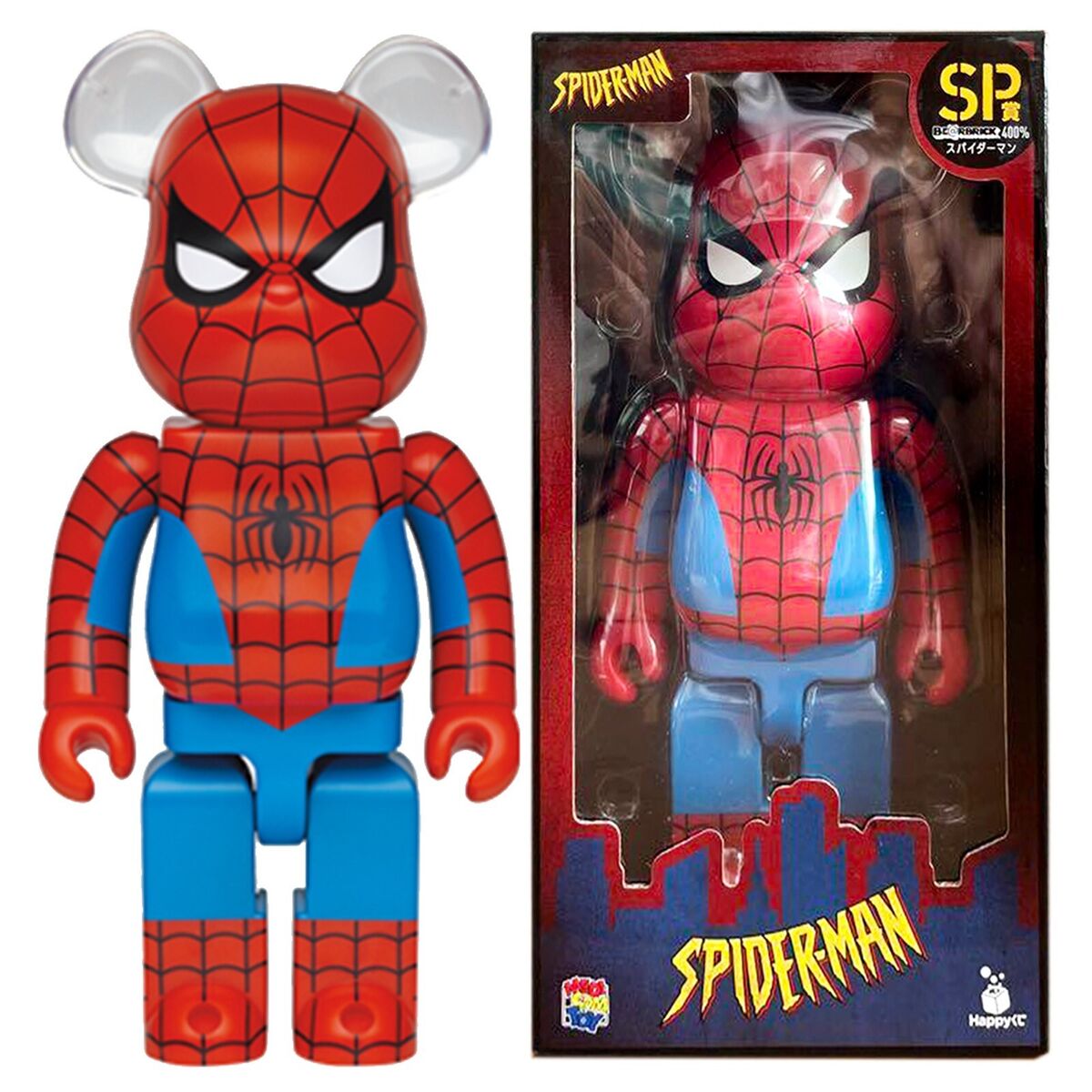 MEDICOM TOY Happy Kuji BE@RBRICK MARVEL SP Prize 400% SPIDER MEDICOM TOY Happy Kuji BE@RBRICK MARVEL SP Prize 400% SPIDER