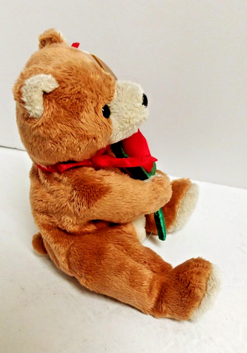 New TY Beanie Baby "ALWAYS" Valentines Bear Holding Rose 5" Stuffed Animal 2004 - Picture 13 of 14