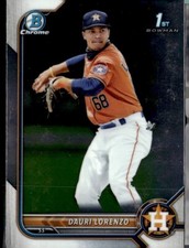 2022 Bowman #BCP-11 Dauri Lorenzo Chrome Prospects Houston Astros 1st