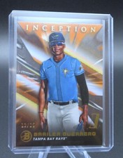 2023 Bowman Inception Prospects Orange Foil /25 Brailer Guerrero #63 Tampa Rays