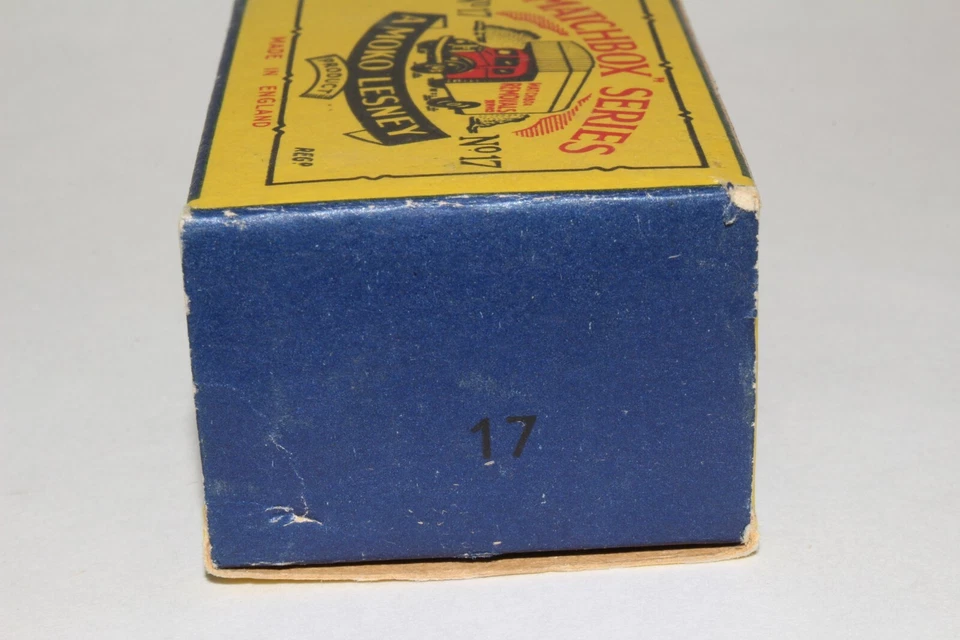 FURGONETA DE MUDANZAS MATCHBOX LESNEY #17A BEDFORD, EXCELENTE, EN CAJA TIPO B Foto 3 de 4